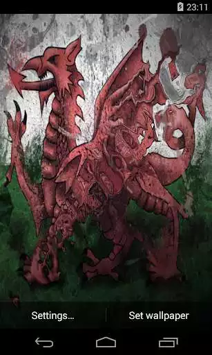 Play Flag of Wales Live Wallpaper  and enjoy Flag of Wales Live Wallpaper with UptoPlay
