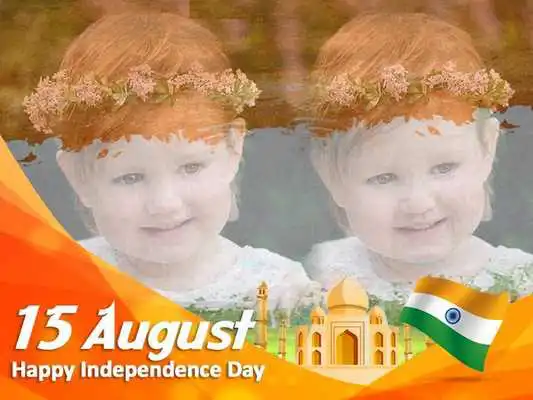 Play Flag on Face Photo Editor (independence Day)
