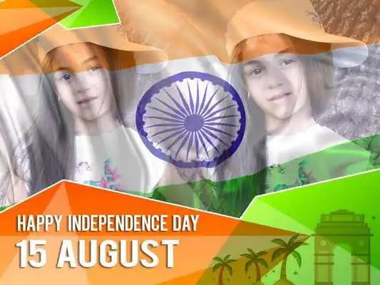 Play Flag on Face Photo Editor (independence Day)