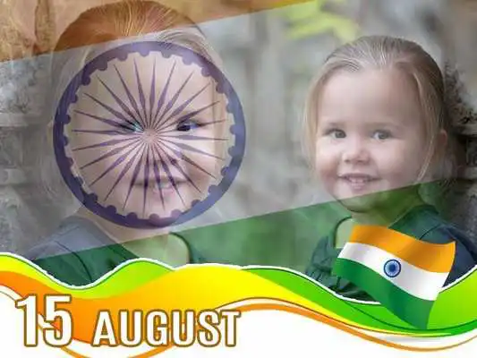 Play Flag on Face Photo Editor (independence Day)