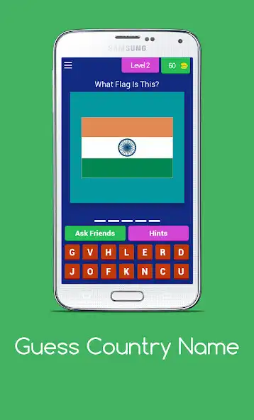 Play Flag Quiz: Guess Country Name as an online game Flag Quiz: Guess Country Name with UptoPlay