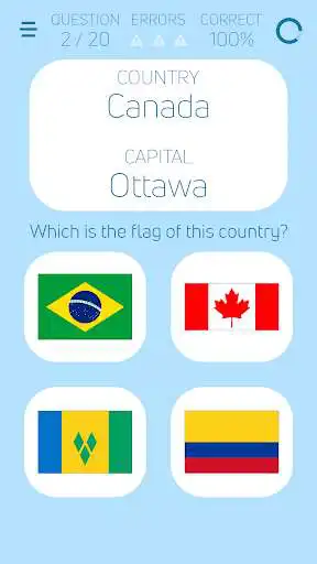 Play Flags - Countries - Capitals as an online game Flags - Countries - Capitals with UptoPlay