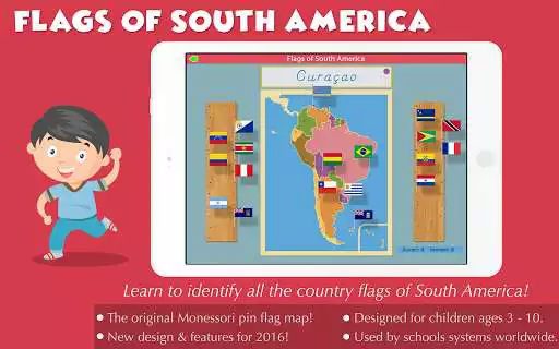 Play Flags of South America - Montessori Geography and enjoy Flags of South America - Montessori Geography with UptoPlay Play Flags of South America - Montessori Geography and enjoy Flags of South America - Montessori Geography with UptoPlay