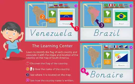 Play Flags of South America - Montessori Geography as an online game online Flags of South America - Montessori Geography with UptoPlay com.mobilemontessori.southamerica Play Flags of South America - Montessori Geography as an online game Flags of South America - Montessori Geography with UptoPlay