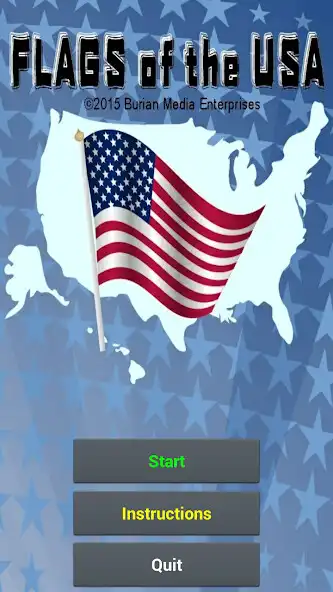 Play Flags of the USA as an online game Flags of the USA with UptoPlay