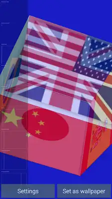 Play Flags of The World in 3D Cube