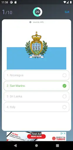 Play Flags of the World Offline Quiz as an online game Flags of the World Offline Quiz with UptoPlay