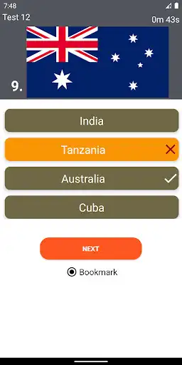 Play Flags of the World Quiz as an online game Flags of the World Quiz with UptoPlay