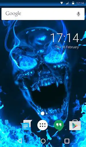 Play Flame Skull Animated Keyboard + Live Wallpaper as an online game Flame Skull Animated Keyboard + Live Wallpaper with UptoPlay