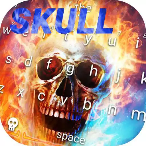 Play Flame Skull Keyboard Theme APK