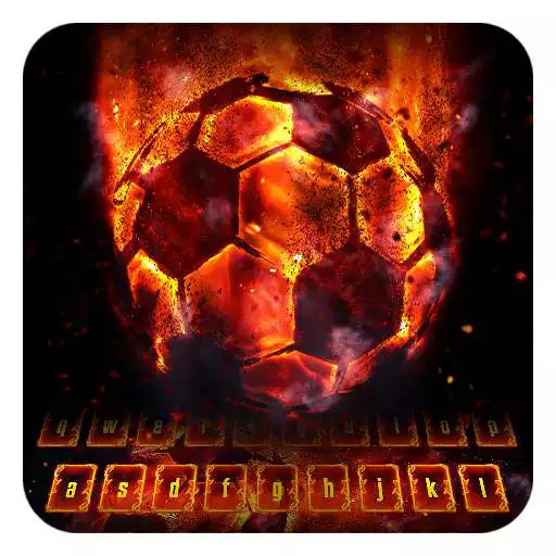 Free play online Flame Soccer Keyboard  APK