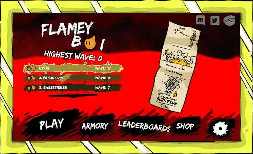 Play Flamey Boi: Action Dungeon Adventure  and enjoy Flamey Boi: Action Dungeon Adventure with UptoPlay