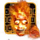 Free play online Flaming Ghost Keyboard APK