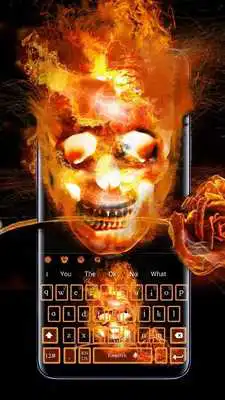 Play Flaming Ghost Keyboard