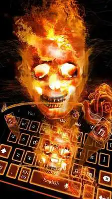 Play Flaming Ghost Keyboard