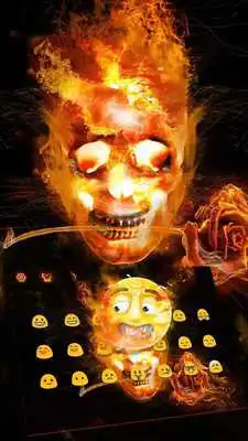 Play Flaming Ghost Keyboard