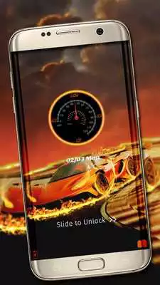 Play flaming hot race car theme