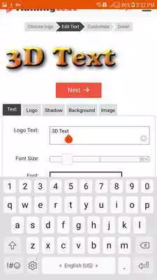 Play Flaming text
