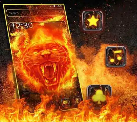 Play Flaming Wild Tiger Theme