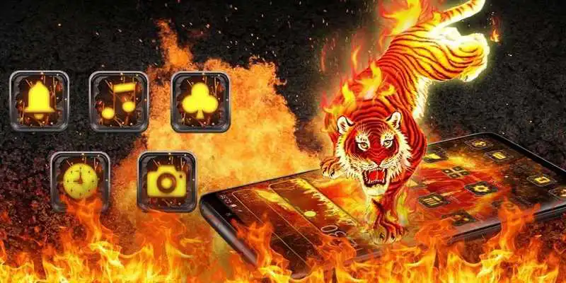 Play Flaming Wild Tiger Theme