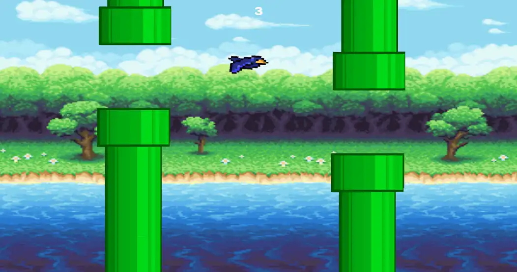 Play Flammy bird as an online game Flammy bird with UptoPlay