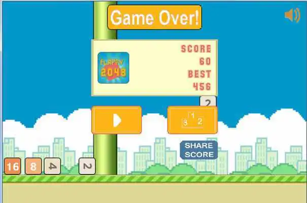 Play Flappy48 - Hard Version