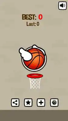 Play Flappy Ball - Ball through the Basket