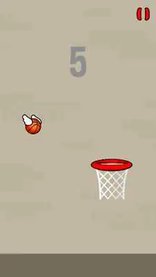 Play Flappy Ball - Ball through the Basket