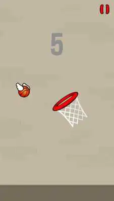 Play Flappy Ball - Ball through the Basket