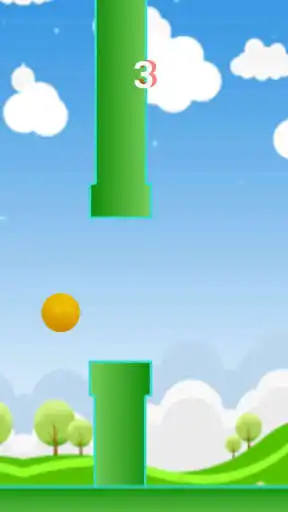 Play Flappy Ball - Jumping and Save Dropping Ball as an online game Flappy Ball - Jumping and Save Dropping Ball with UptoPlay