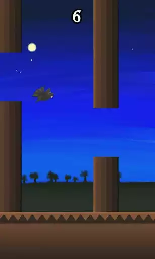 Play Flappy Bat as an online game Flappy Bat with UptoPlay