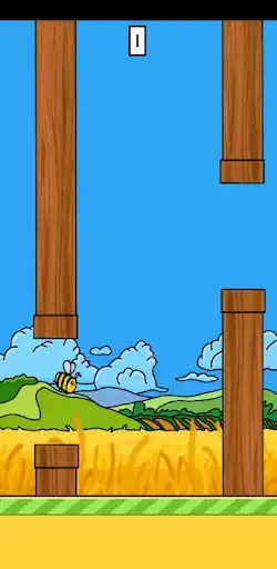 Play Flappy Bee as an online game Flappy Bee with UptoPlay