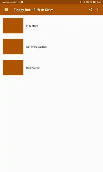 Play Flappy Box - Sink or Swim as an online game Flappy Box - Sink or Swim with UptoPlay