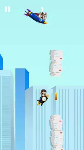 Play Flappy Business as an online game Flappy Business with UptoPlay