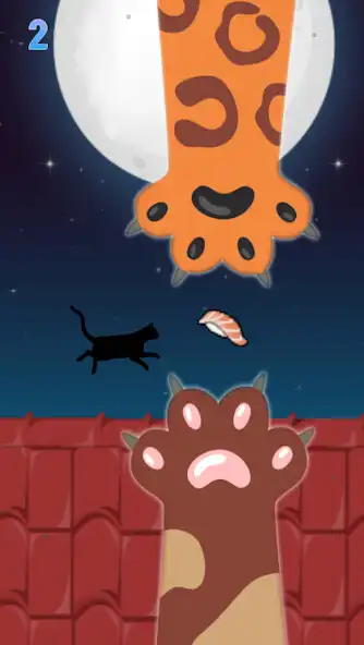 Play Flappy Cat : to the moon as an online game Flappy Cat : to the moon with UptoPlay