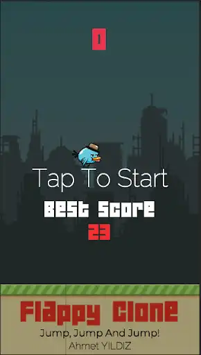 Play Flappy clone as an online game Flappy clone with UptoPlay