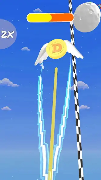 Play Flappy Coins as an online game Flappy Coins with UptoPlay