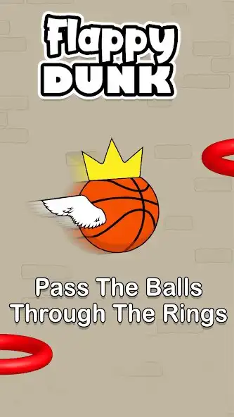 Play Flappy Dunk Circle as an online game Flappy Dunk Circle with UptoPlay