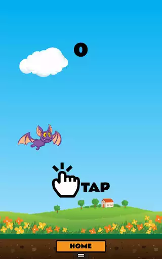 Play Flappy Fruit Bat Fun as an online game Flappy Fruit Bat Fun with UptoPlay