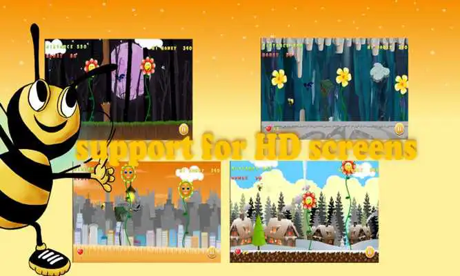 Play flappy happy bee