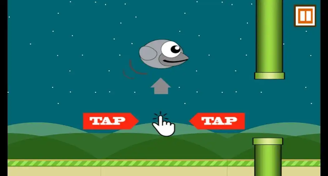 Play Flappy Night Bird as an online game Flappy Night Bird with UptoPlay