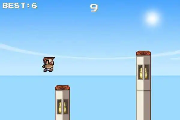 Play Flappy Santos:Bird on the Roof