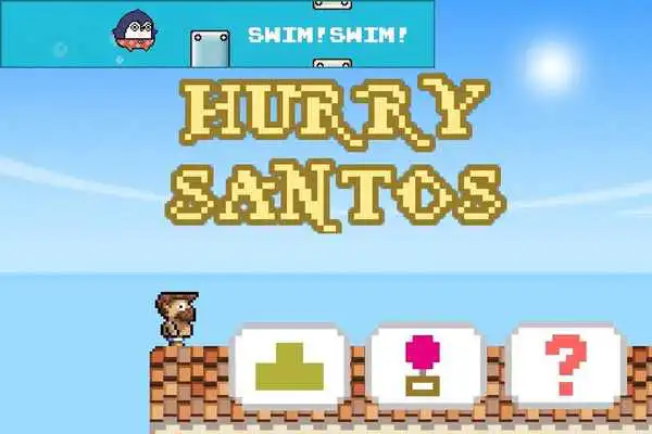 Play Flappy Santos:Bird on the Roof