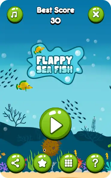 Play Flappy Sea Fish - Aquarium Game  and enjoy Flappy Sea Fish - Aquarium Game with UptoPlay