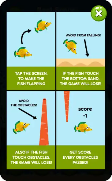 Play Flappy Sea Fish - Aquarium Game as an online game Flappy Sea Fish - Aquarium Game with UptoPlay