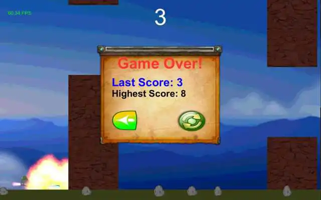 Play Flappy Thunderbolt Plane