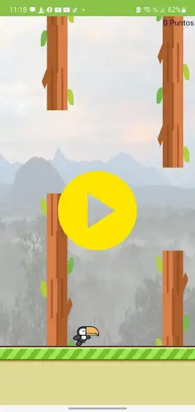 Play FLAPPY TUCAN as an online game FLAPPY TUCAN with UptoPlay