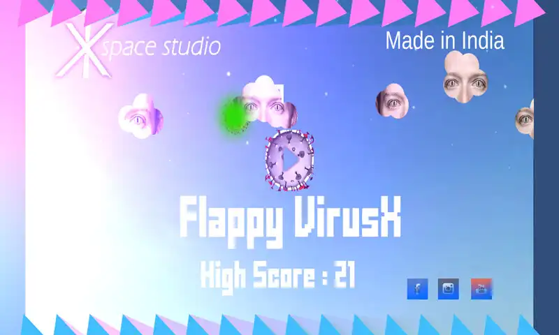 Play Flappy VirusX  and enjoy Flappy VirusX with UptoPlay