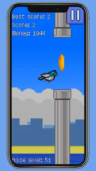 Play Flappy Voice as an online game Flappy Voice with UptoPlay