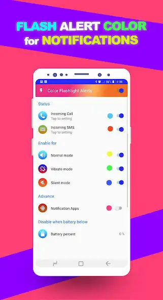 Play flash alert calls SMS  call -call screen-  and enjoy flash alert calls SMS  call -call screen- with UptoPlay